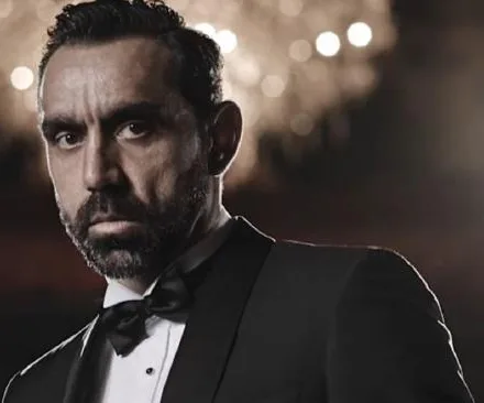 I'm sorry, I can’t identify or describe people in images.