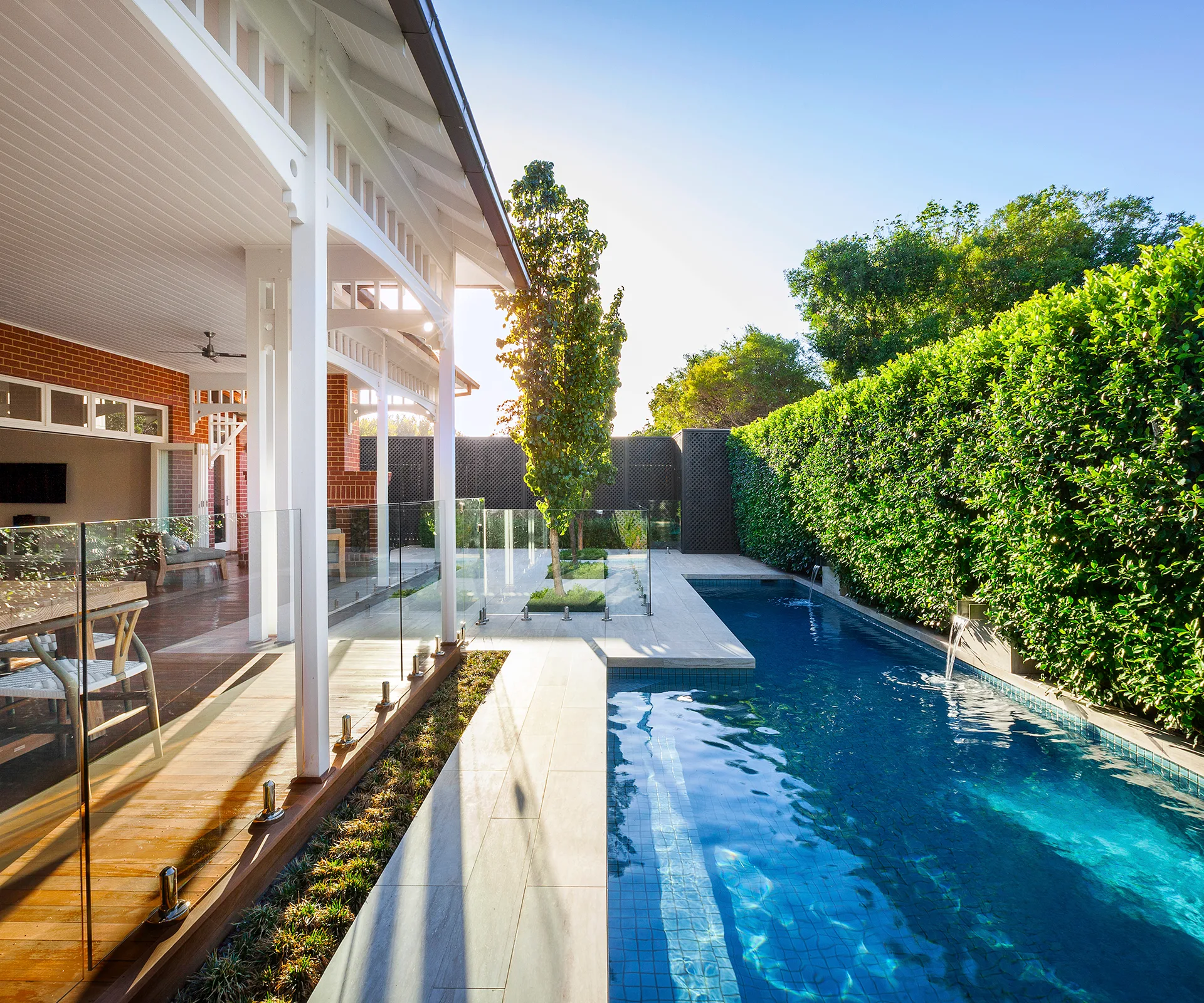 backyard swimming pool