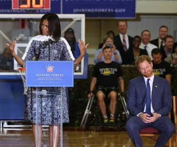 Michelle Obama and Prince Harry