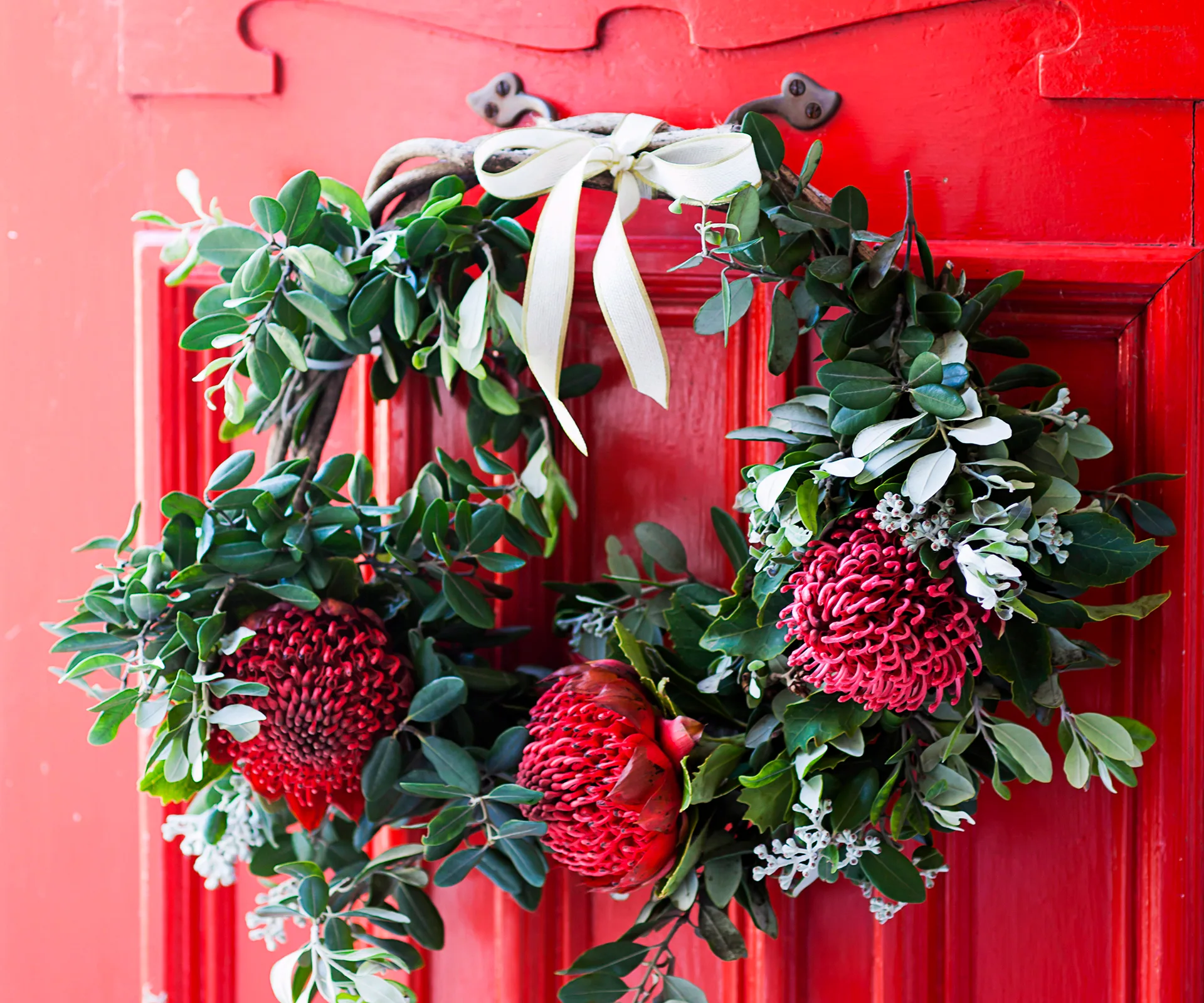 Fresh flower wreath