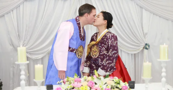 US army sergeant weds in korea