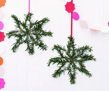 Christmas craft: Evergreen stars