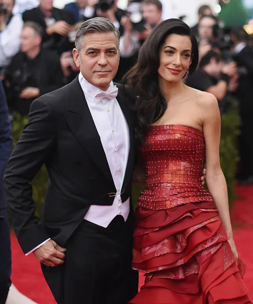 George Clooney and Amal