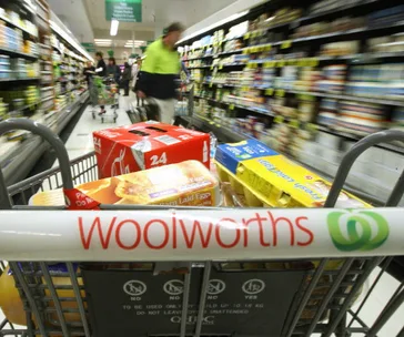 woolworths supermarket trolley