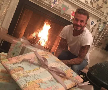 How David Beckham celebrated his birthday