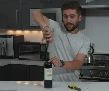 How to open wine without a corkscrew