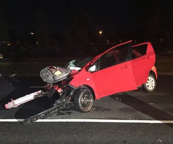 Two killed in Melbourne car crash as daughter watches on 