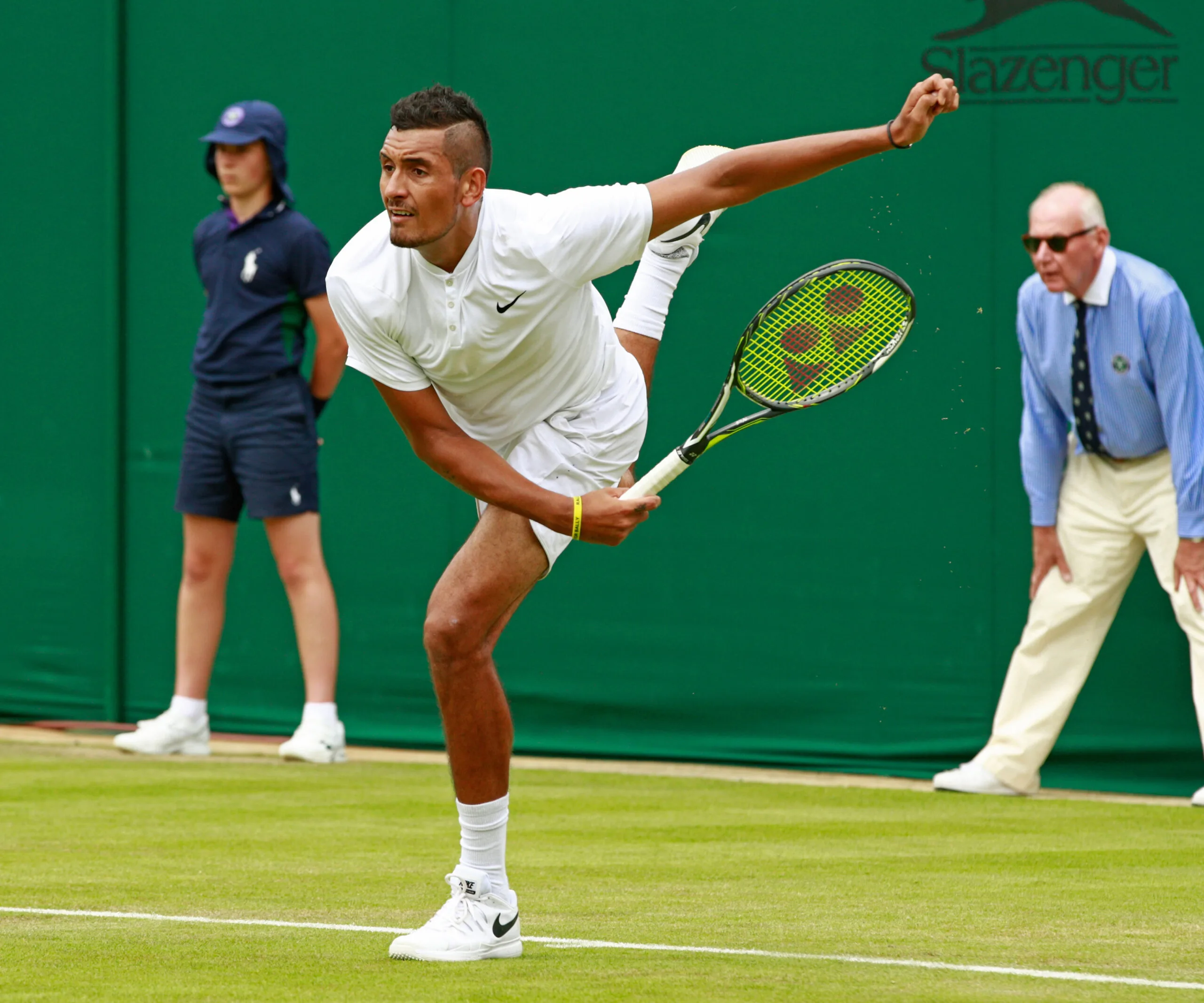 Kyrgios loses his cool again