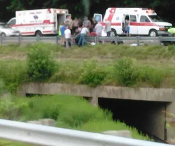 Photo of fatal accident shows victim’s spirit in the air 