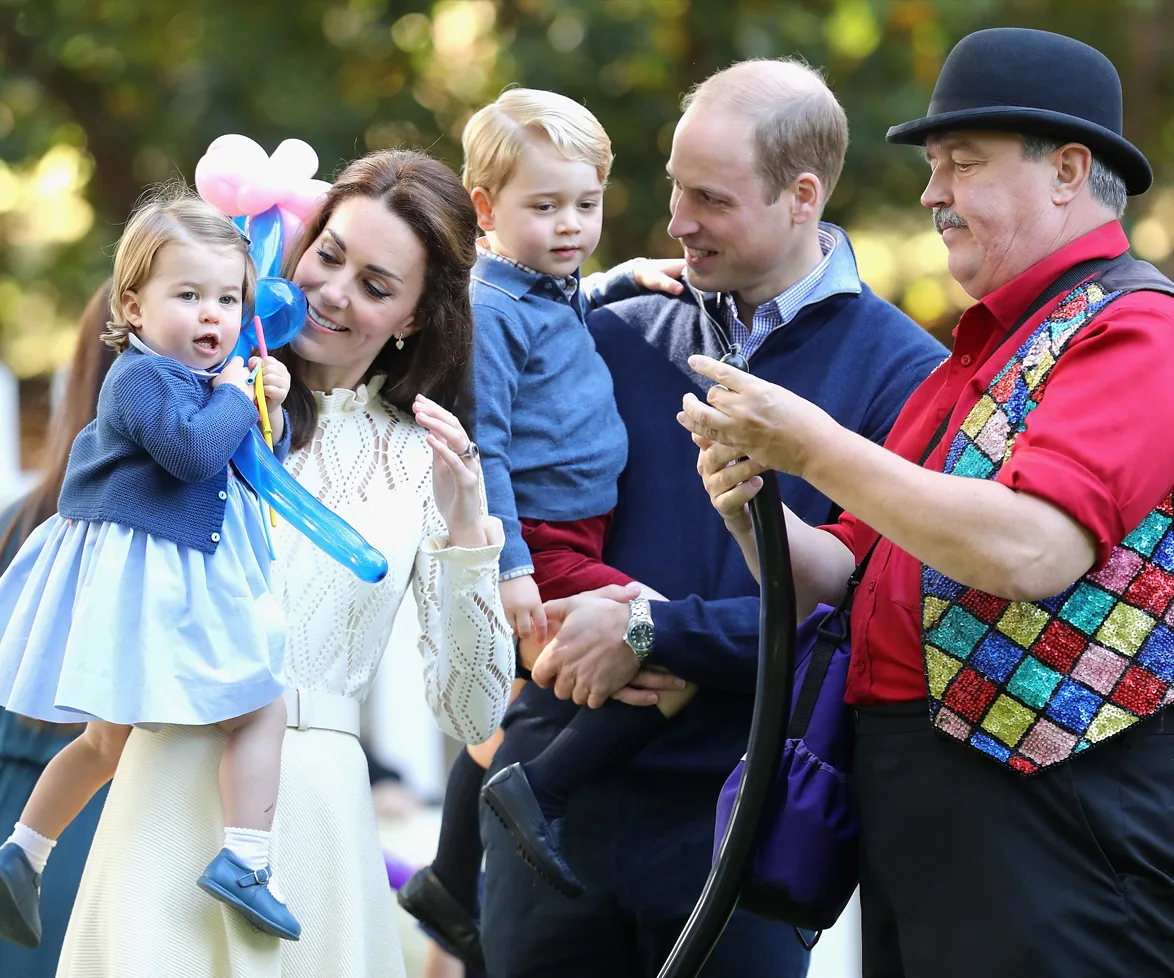 prince george princess charlotte kids party canada photos