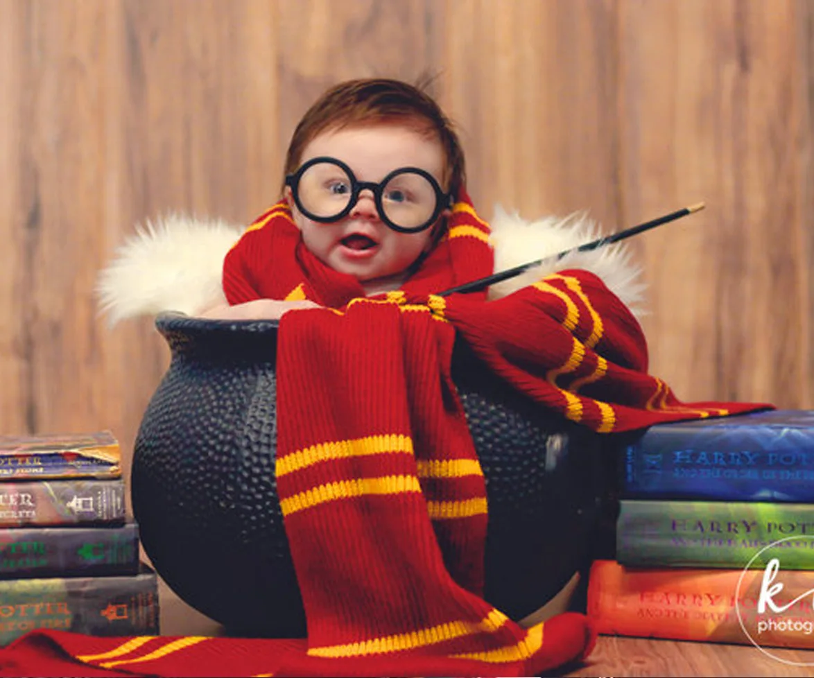 babys harry potter photoshoot