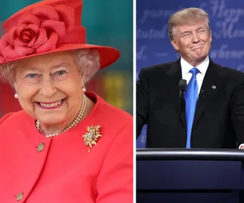 Queen Elizabeth, Donald Trump 