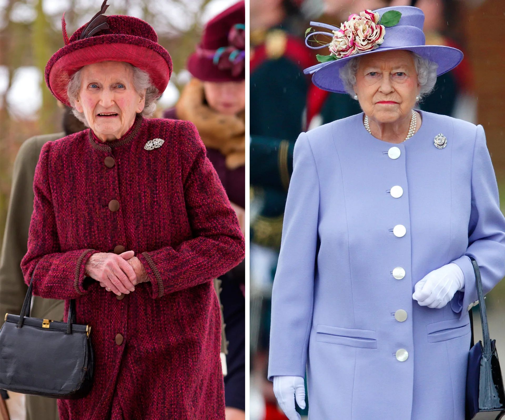 Queen Elizabeth and Margaret Rhodes