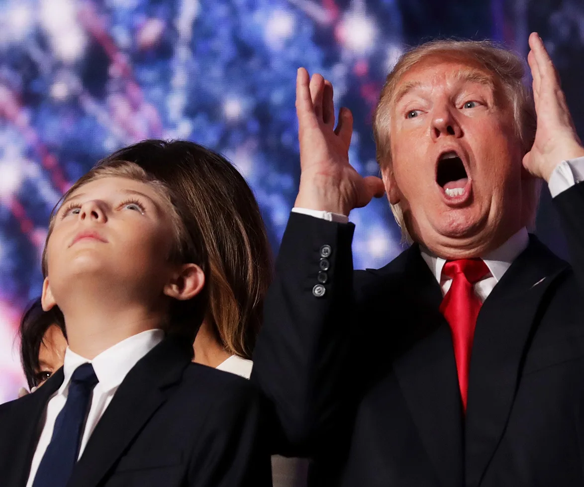 Donald Trump and Barron Trump