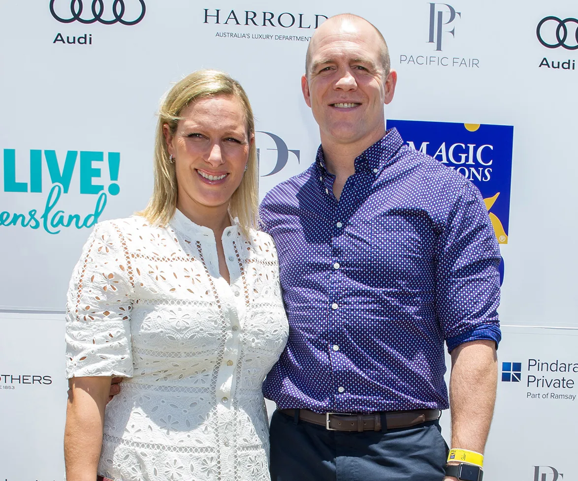 Zara Phillips and Mike Tindall