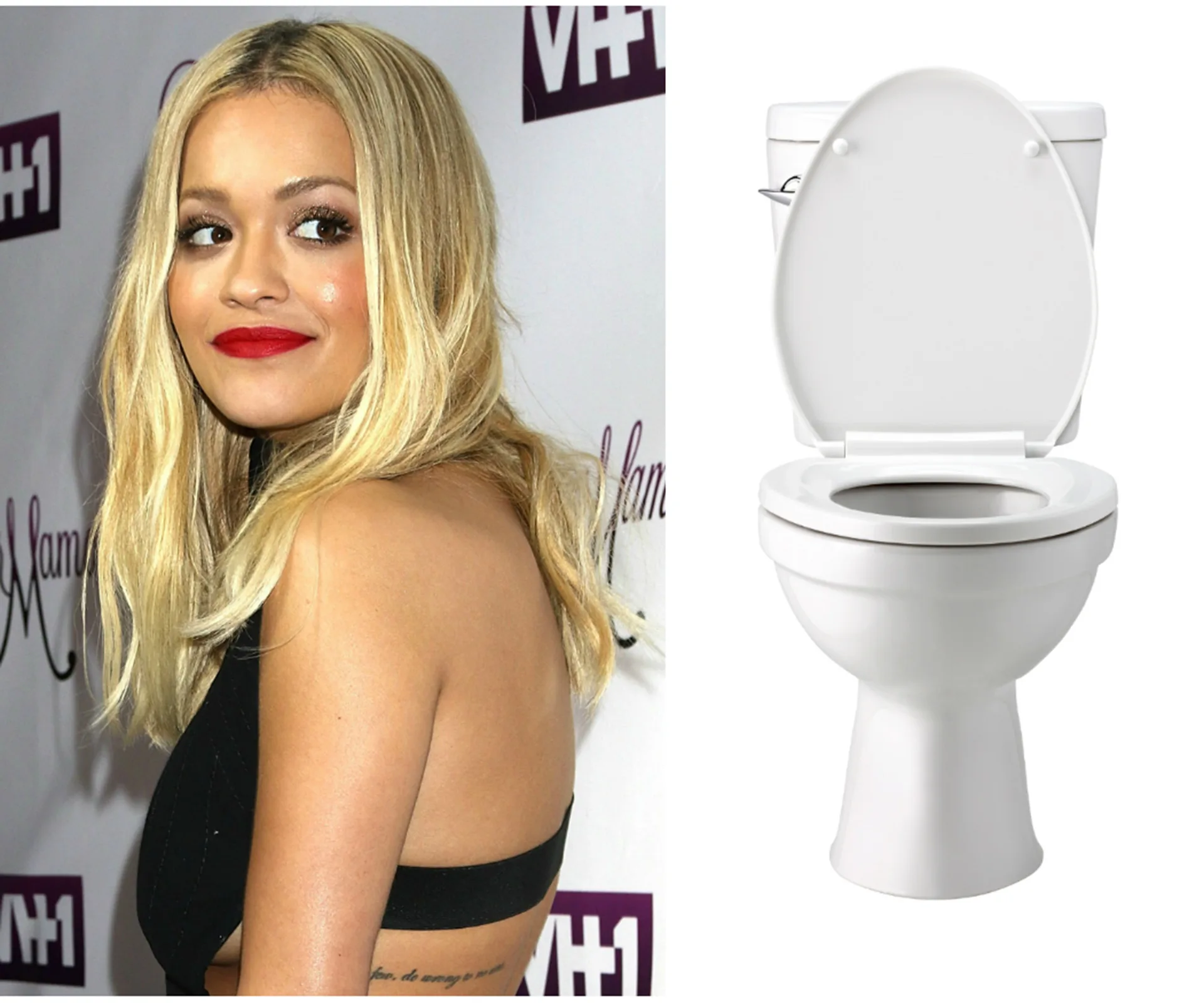 rita ora, toilet