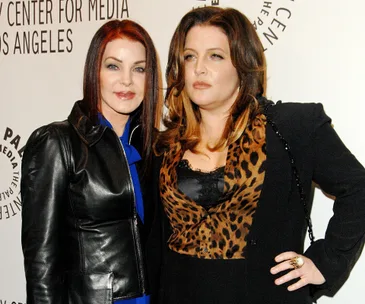 Priscilla Presley and Lisa Marie Presley 
