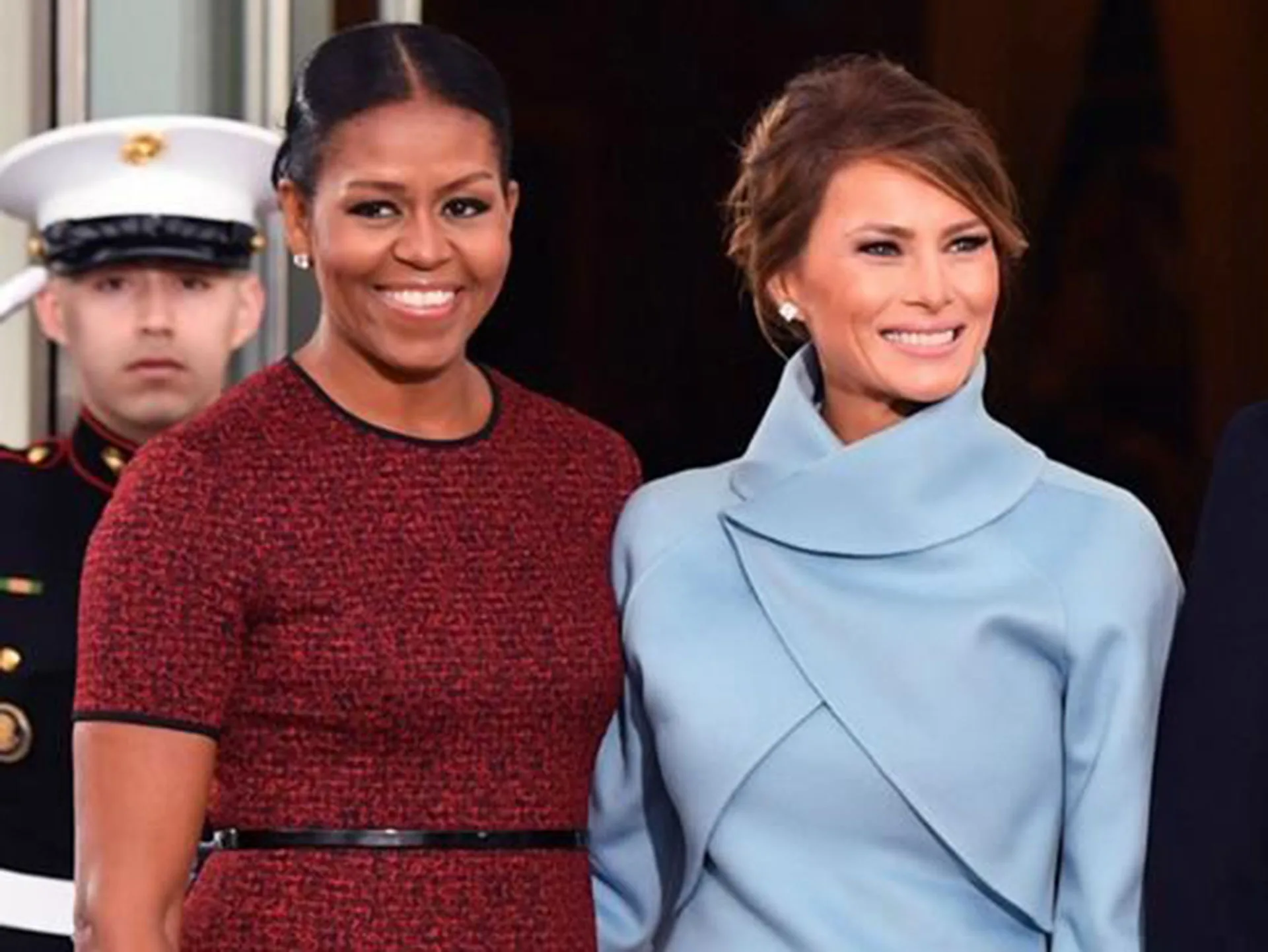 Melania Trump and Michelle Obama