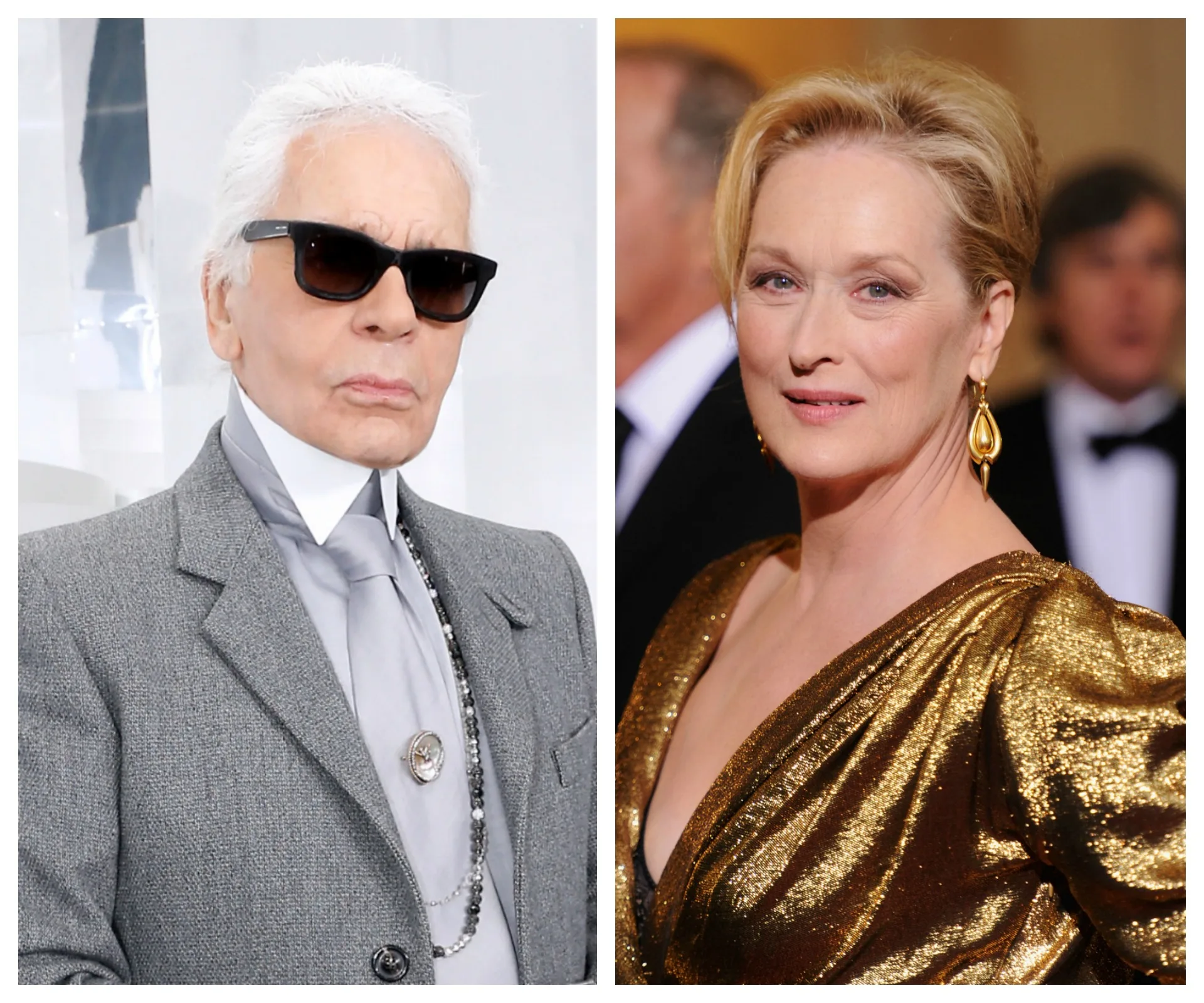 Karl Lagerfeld,  Meryl Streep