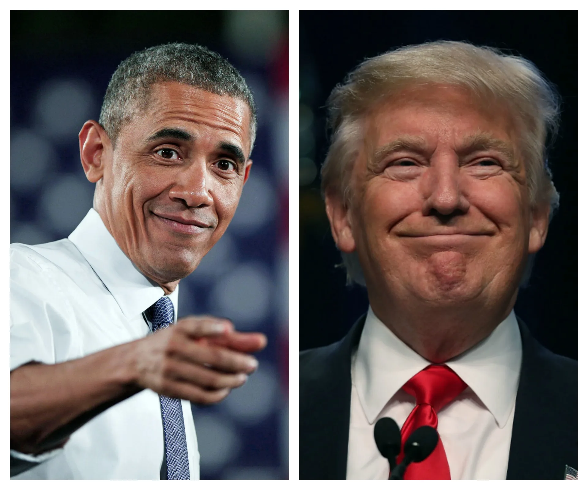 Barack Obama, Donald Trump