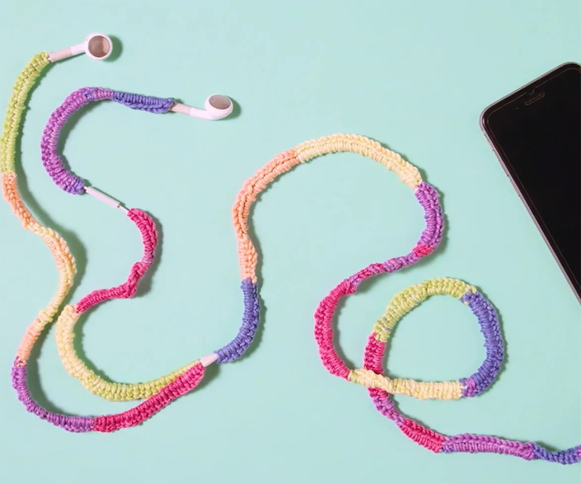 crochet headphones