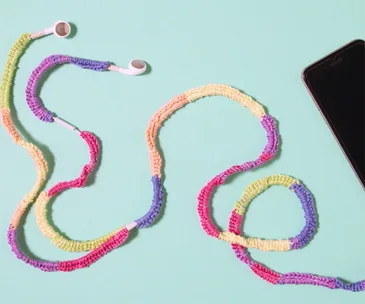 crochet headphones