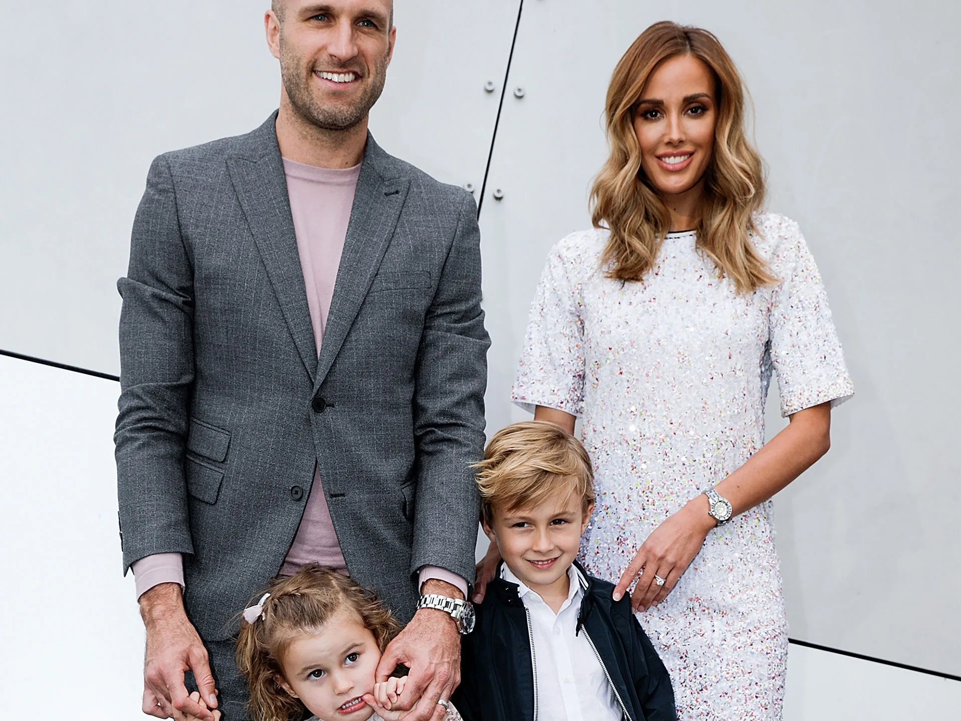 Chris Judd, Rebecca, Oscar, Billie