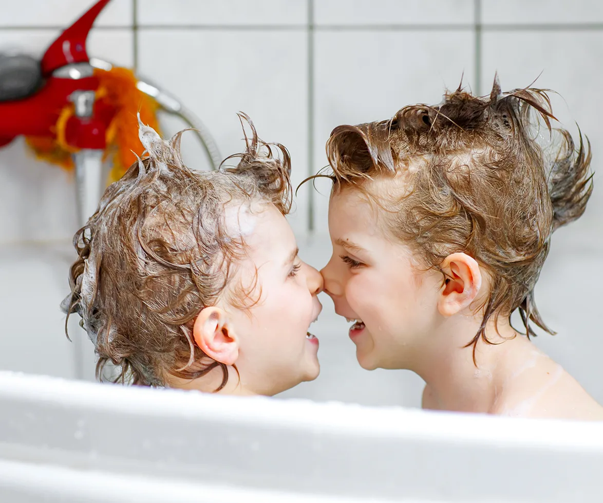 Twin boys have an epic all-nighter