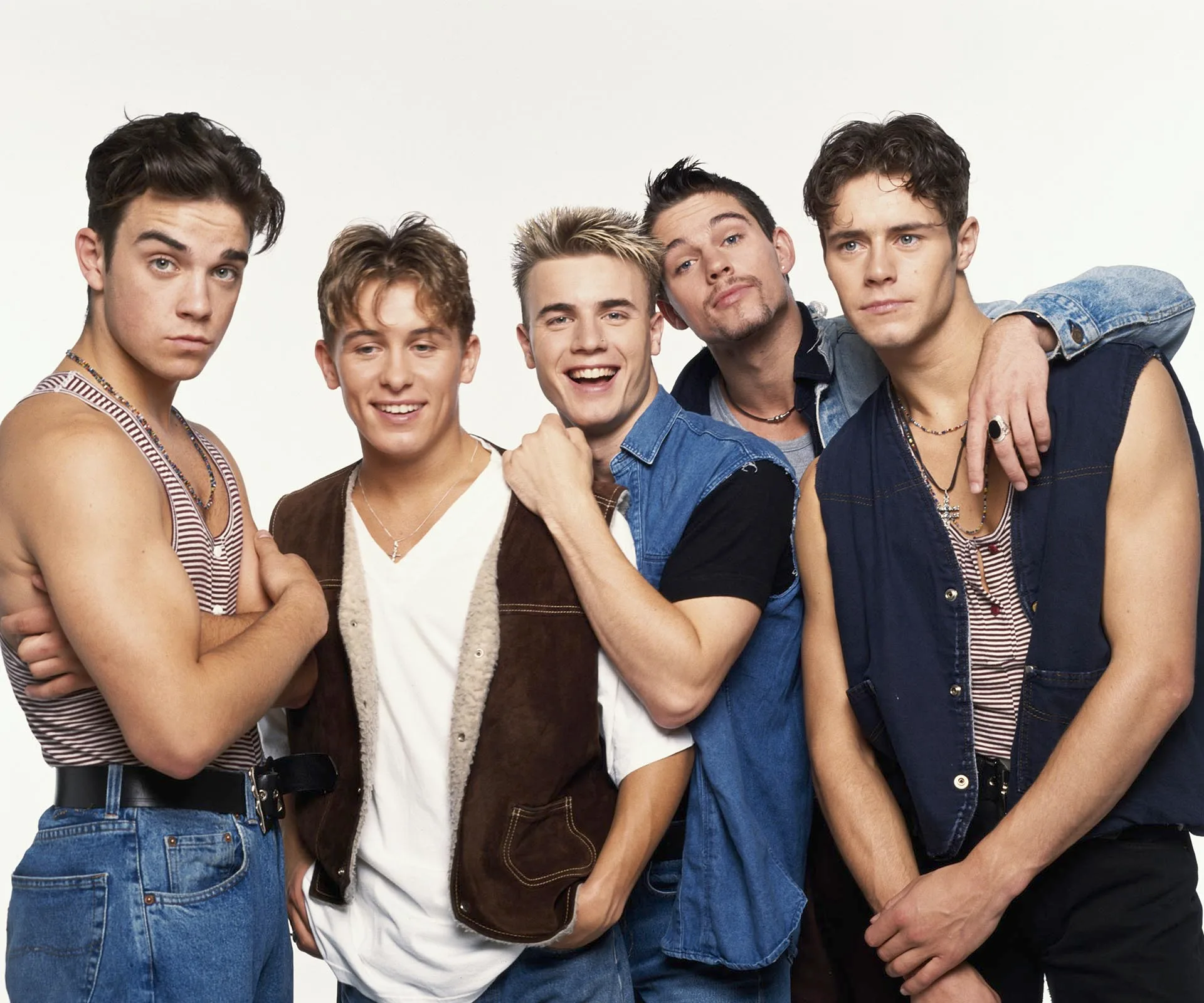 Take That, Robbie Williams, Gary Barlow, Jason Orange, Howard Donald, Mark Owen