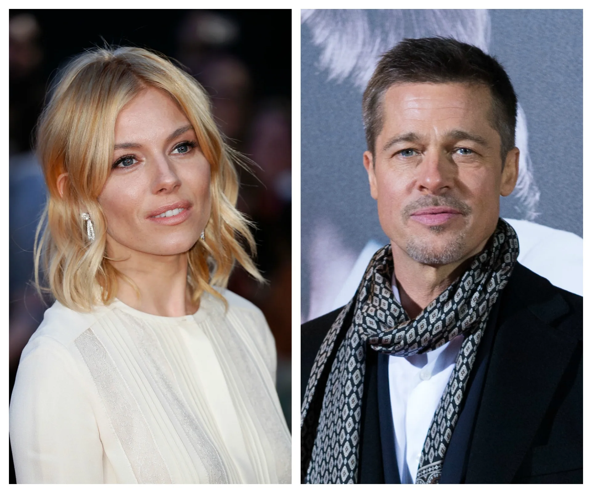 Sienna Miller, Brad Pitt