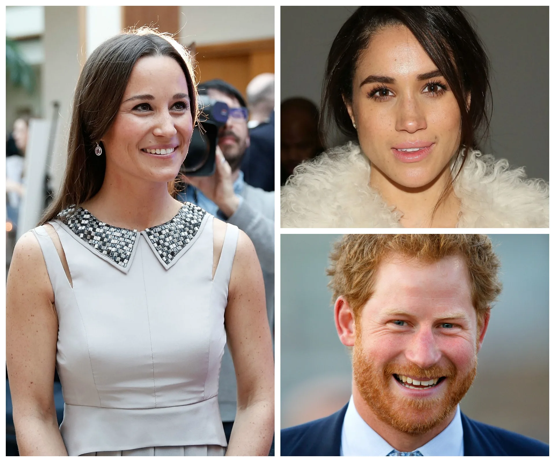 Meghan Markle, Pippa Middleton, Prince Harry'