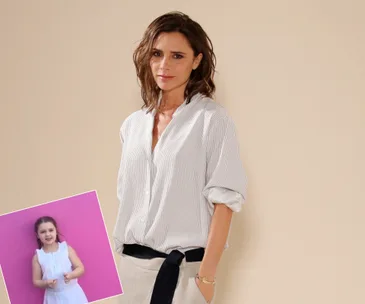 Victoria and Harper Beckham