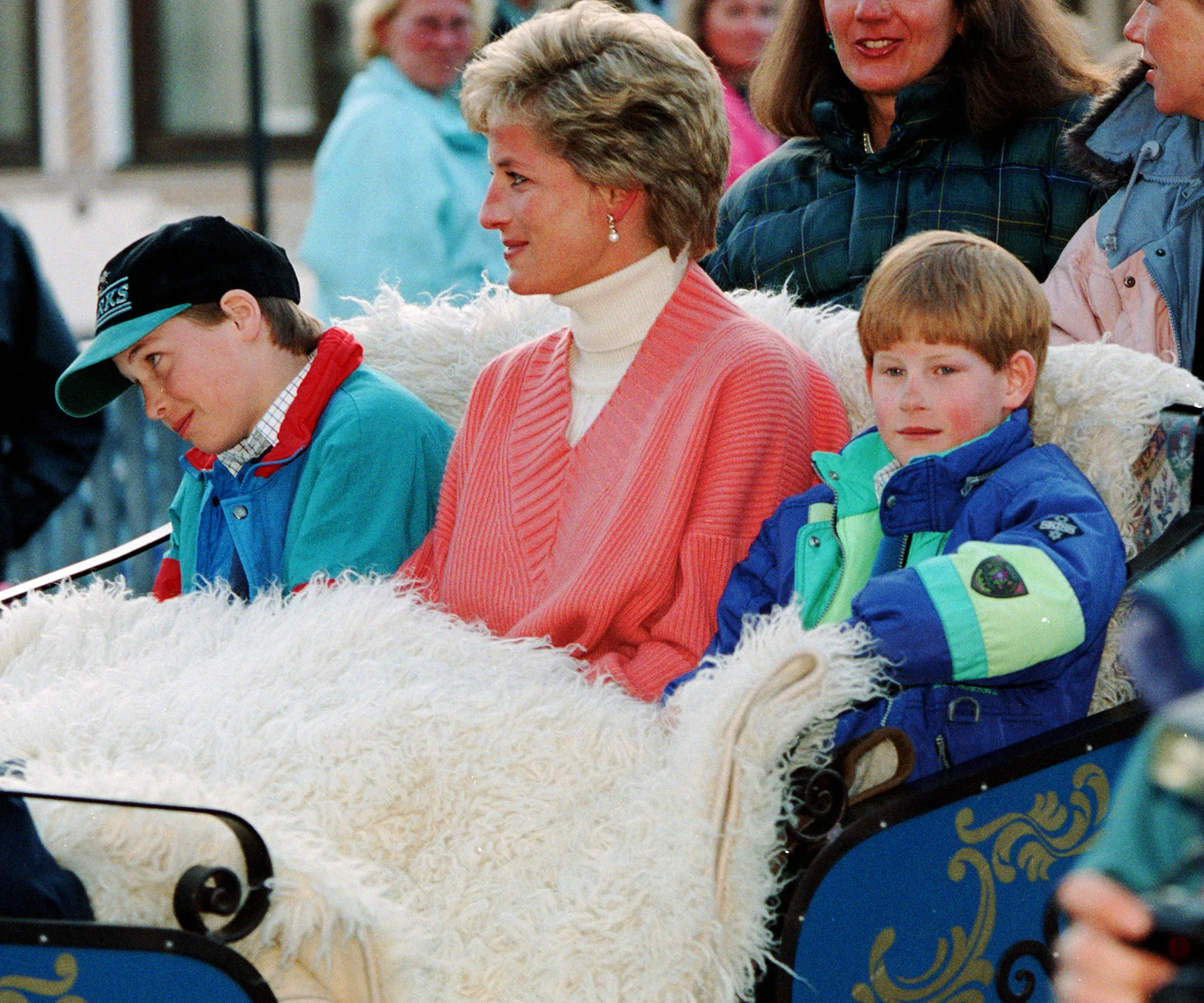 Prince William and Princess Diana