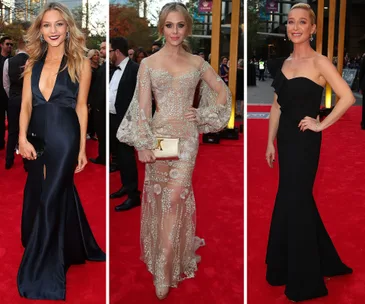 sam frost, jessica marais, asher keddie 2017 logie awards