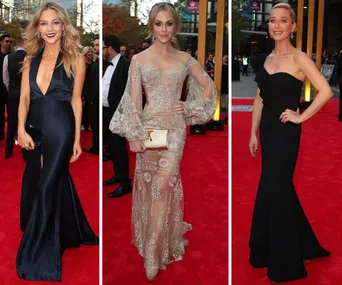 sam frost, jessica marais, asher keddie 2017 logie awards