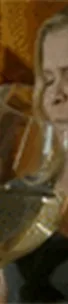 drinking white wine