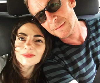Richard Roxburgh and Silvia Colloca 