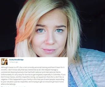 First pictures of accused Adelaide woman in Colombia with 18 bags of cocaine