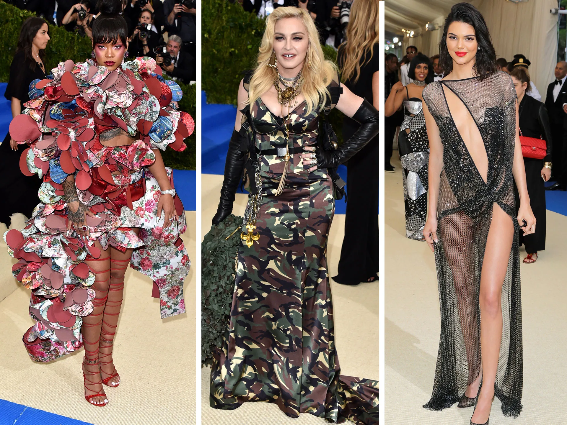 met gala 2017 rihanna, madonna, kendall jenner