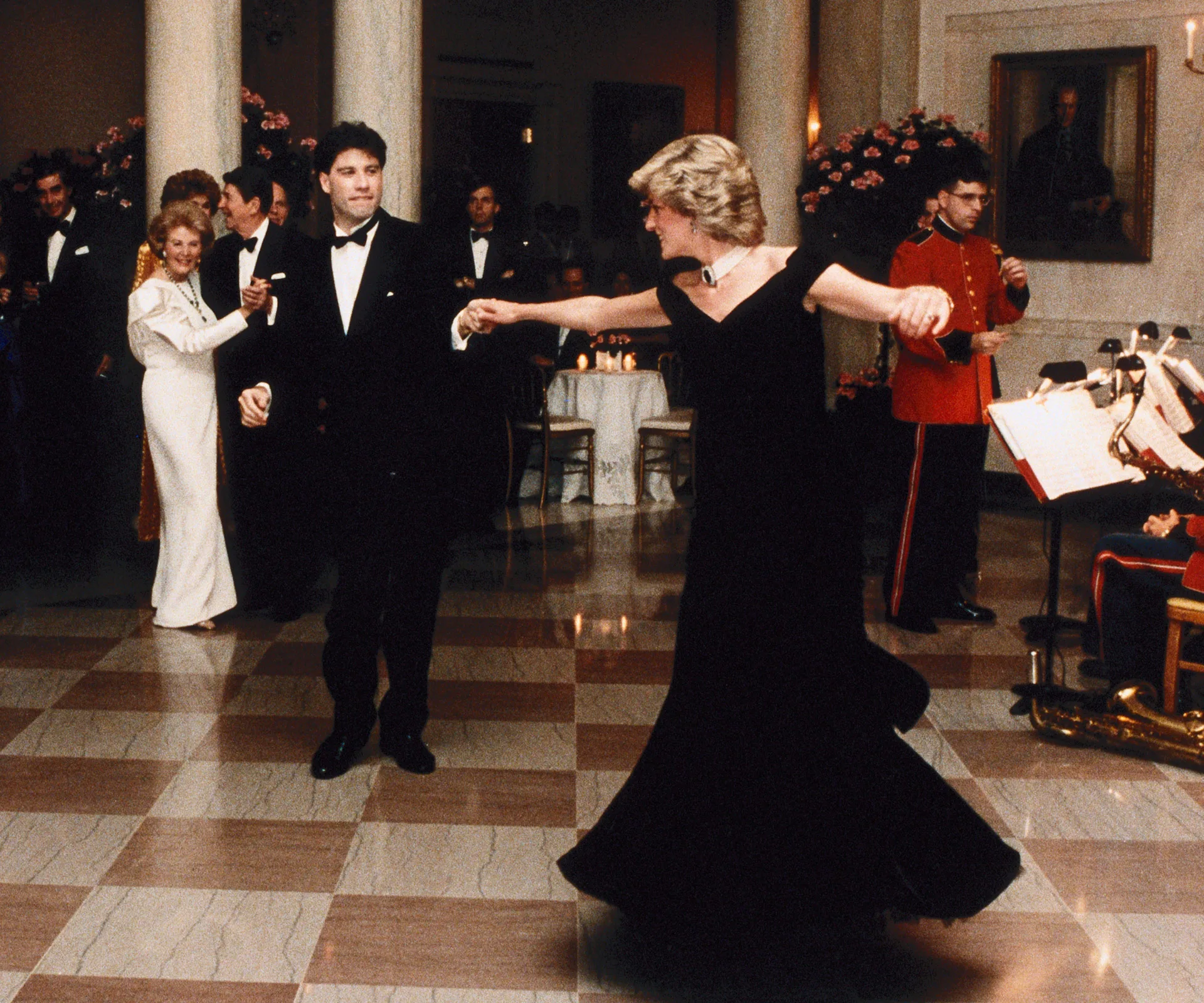 Princess Diana and John Travolta