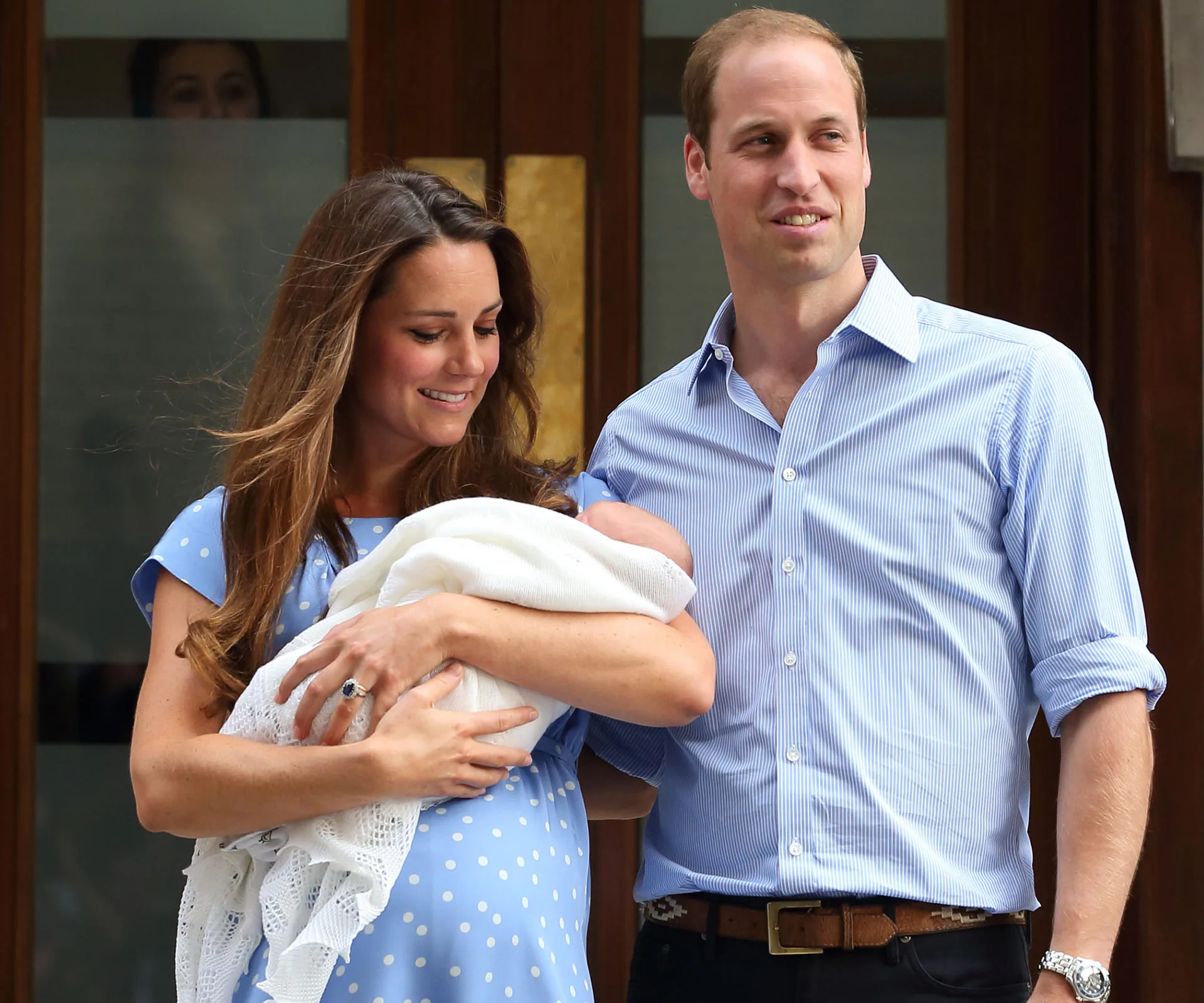 Duchess Catherine, Prince George and Prince William