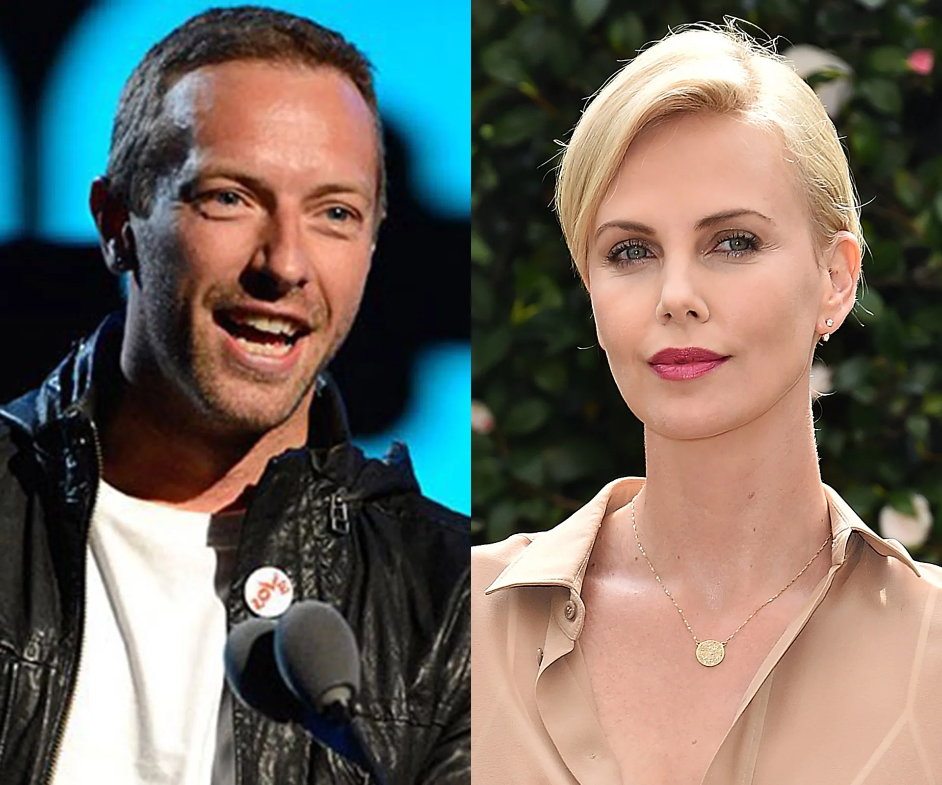 New couple alert: Chris Martin is crushing on Charlize Theron