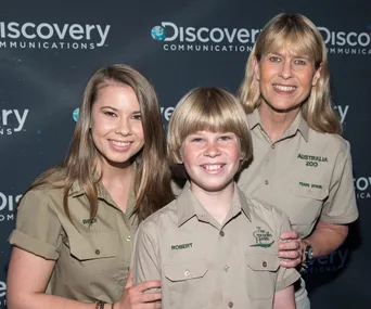 Terri, Bob and Bindi Irwin
