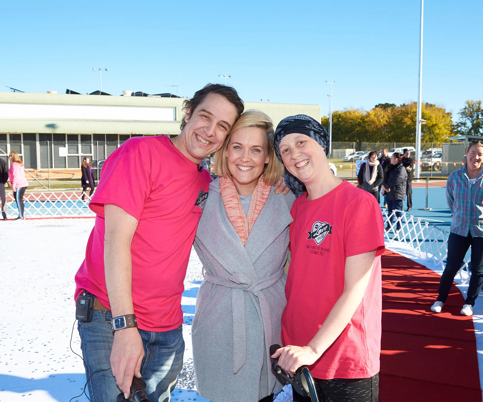 Samuel Johnson, Amber Giles and Connie Johnson