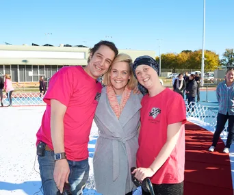 Samuel Johnson, Amber Giles and Connie Johnson