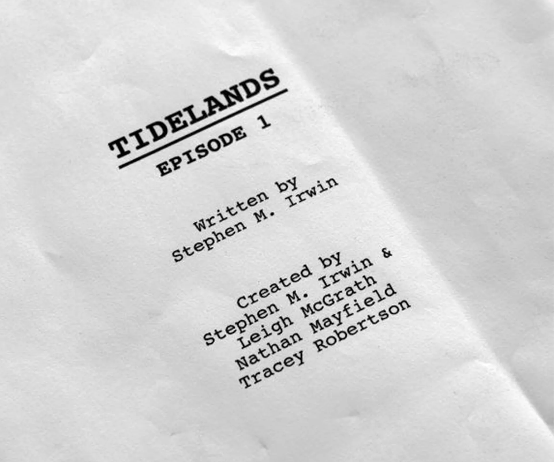 Netflix Tidelands Script