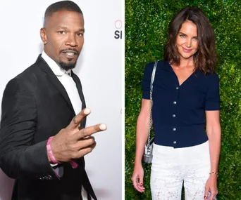 Jamie Foxx and Katie Holmes 