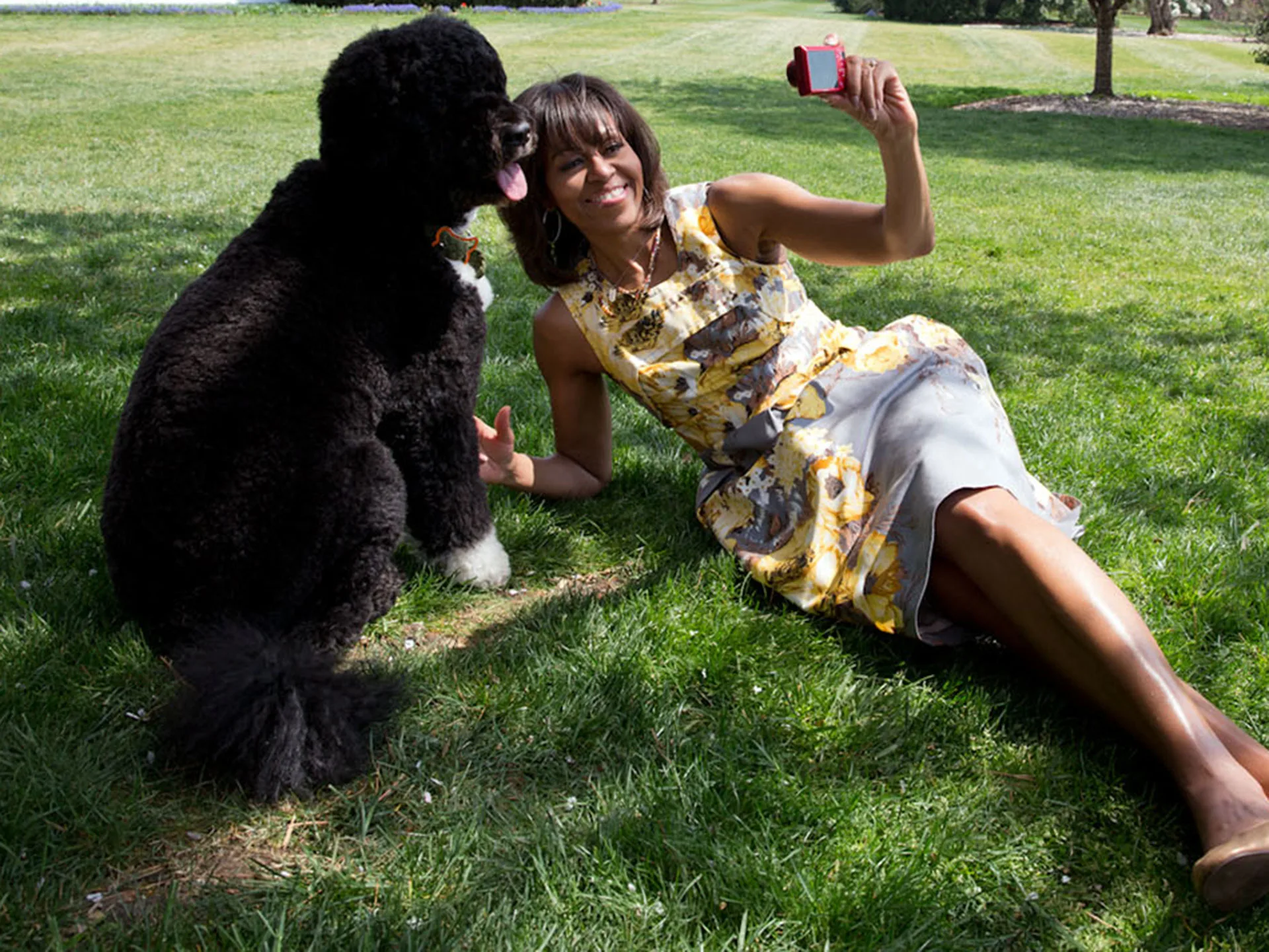 Michelle Obama dog