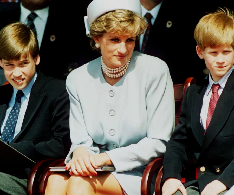 Prince William, Prince Harry, Princess Diana