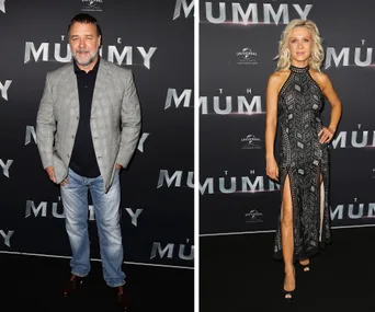 Russell Crowe and Danielle Spencer